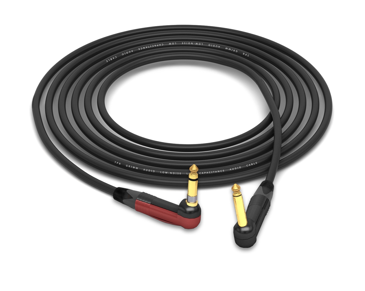 Grimm TPR Cable | Neutrik Gold 90° Silent 1/4